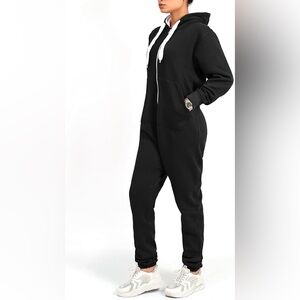 Silver Lilly Onesie Hooded Union Suit